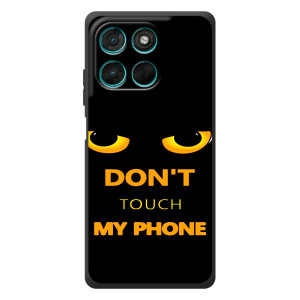 Чохол з Прикольним Принтом на Motorola MOTO G86 Power – Не чіпай мій телефон