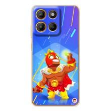 Чехол (ТПУ) с героями Бравл Старс на Motorola MOTO G86 Power (Эль Примо)