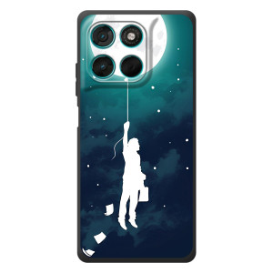 Чохол (ТПУ) з планетами на Motorola MOTO G86 Power – To The moon