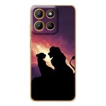 Чехол Король лев на Мото Джи86 Павер (Симба и Налу)