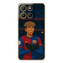 Чехол с футболистом Ламин Ямаль Motorola MOTO G86 Power (Футболист Ямал)
