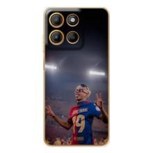 Чехол с футболистом Ламин Ямаль Motorola MOTO G86 Power (Ямаль на стадионе)