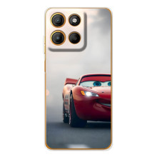 Силиконовый чехол Маквин для Motorola MOTO G86 Power – Маквин на трасе