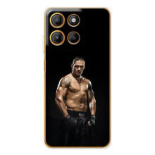 Чехол с картинкой Александр Усик для Motorola MOTO G86 Power – Усик на черном