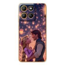Чехол Рапунцель для Motorola MOTO G86 Power (Принцесса и принц)