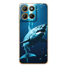 Чехол с картинкой «Хищники» для Motorola MOTO G86 Power – Акула
