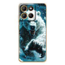 Чехол с картинкой «Хищники» для Motorola MOTO G86 Power – Медведь