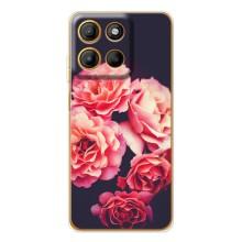 Чехлы с тематикой "ЦВЕТЫ" на Motorola MOTO G86 Power (Бутоны)