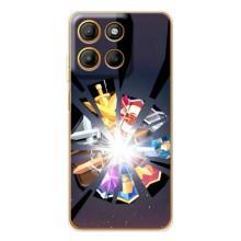 Силиконовый Чехол (атрибутика Клеш Роял) для Motorola MOTO G86 Power – Кланы