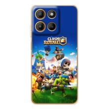 Силиконовый Чехол (атрибутика Клеш Роял) для Motorola MOTO G86 Power – Клеш рояль