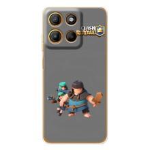Чехол з героями Клеш Рояль для Motorola MOTO G86 Power (Элитные варвары)