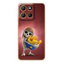 Чехол з героями Клеш Рояль для Motorola MOTO G86 Power (Скелет)