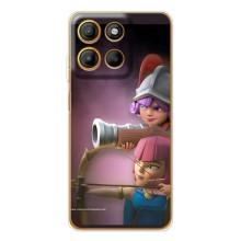 Чехол з героями Клеш Рояль для Motorola MOTO G86 Power (Три мушкетёра)