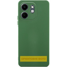 Чехол TPU GETMAN Liquid Silk Full Camera для Motorola Moto G86 5G – Зеленый