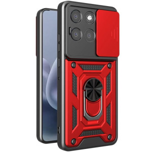 Чехол Ummi Camshield Serge Ring для Motorola Moto G86 5G – Красный