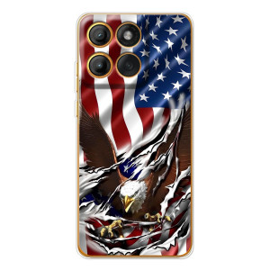 Чехол Флаг USA для Motorola MOTO G86 – Флаг USA