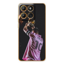 Чохол Мессі футболіст для Motorola MOTO G86 – Мессі з кубком