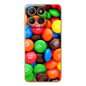 Чохол з зображенням смачної їжі для Motorola MOTO G86 – Різнокольорові M&M'S