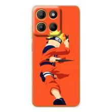 Чехлы с принтом Наруто на Motorola MOTO G86 – Силуэт Наруто