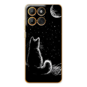 Чохол з принтом для Motorola MOTO G86 (AlphaPrint) Модні коти