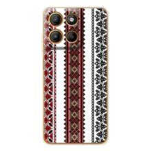 Силиконовый Чехол на Motorola MOTO G86 с картинкой Вышиванки (Вышиваночки)