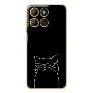 Чохол з малюнком кіт на Motorola MOTO G86