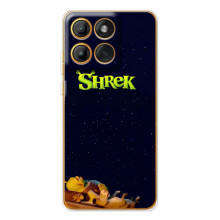 Чехол с мультфильмом Шрек на Motorola MOTO G86 – Шрек лого