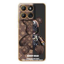 Круті Чохли Луі Віттон для Motorola MOTO G86 (AlphaPrint) (Ведмідь Луі Вітон)