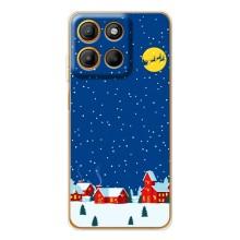 Силиконовый бампер на рождество для Motorola MOTO G86