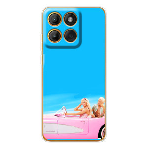 Силиконовый Чехол Барби Фильм на Motorola MOTO G86 (Барби и Кен)