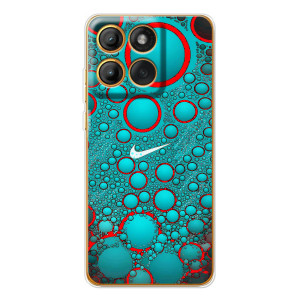 Силиконовый Чехол на Motorola MOTO G86 с картинкой Nike – Найк зеленый