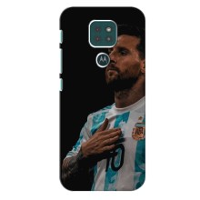 Чехлы Лео Месси Аргентина для Motorola Moto G9 Play (Месси Капитан)