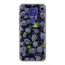 Чохли з фруктами для Motorola MOTO G9 Play (VPrint) (Ожина)