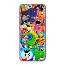 Чехлы Brawl Stars для Motorola MOTO G9 Play (AlphaPrint) – Герои Бравл Старс