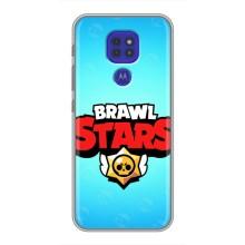 Чехлы Brawl Stars для Motorola MOTO G9 Play (AlphaPrint) – Лого Бравл Старс