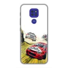 Чохли з Машинами на Моторола МОТО Г9 Плей (VPrint) (Гоночні Тачки)