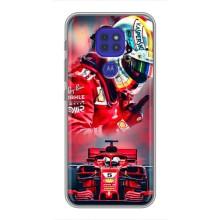 Чохли з Машинами на Моторола МОТО Г9 Плей (VPrint) (Гонщик)