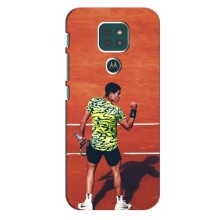 Чехлы с принтом Спортивная тематика для Motorola Moto G9 Play (Алькарас Теннисист)