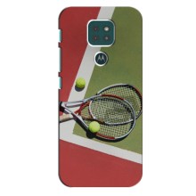 Чехлы с принтом Спортивная тематика для Motorola Moto G9 Play – Ракетки теннис