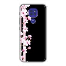 Чохол для Моторола МОТО Г9 Плей - з принтом (Дизайнерські) (AlphaPrint) (Квіточки)