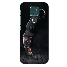 Чехол КИБЕРСПОРТ для Motorola Moto G9 Play (Кинжал КС ГО)