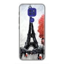Чехол Эйфелева Башня для Motorola MOTO G9 Play - (AlphaPrint) (Башня в Париже)