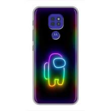 Чохли Амонг Ас для Motorola MOTO G9 Play (AlphaPrint) (Яскравий скін)