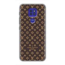 Чехол Стиль Louis Vuitton на Motorola Moto G9 Play (Фон Луи Виттон)