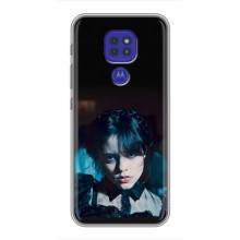 Чохли Венсдей на Motorola MOTO G9 Play Уенсдей (AlphaPrint) (погляд Венздей)
