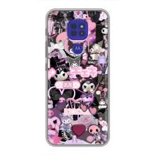 Чехол с кроликом Куроми на Motorola MOTO G9 Play – Коллаж Куроми