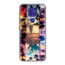 Силіконовий чохол з КАРТИНКАМИ літо для Motorola MOTO G9 Play (AlphaPrint) (Літня відпустка)
