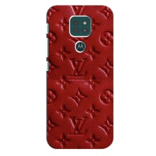 Текстурный Чехол Louis Vuitton для Моторола Мото джи 9 плей – Красный ЛВ