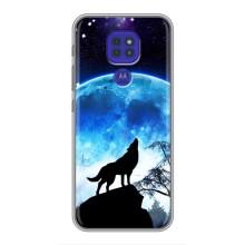 Захисні чохли для Моторола МОТО Г9 Плей (AlphaPrint) (ХІТ продаж) ВОВК (Вовк на місяць)