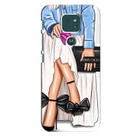 Силиконовый Чехол на Motorola Moto G9 Play с картинкой Стильных Девушек – Мода